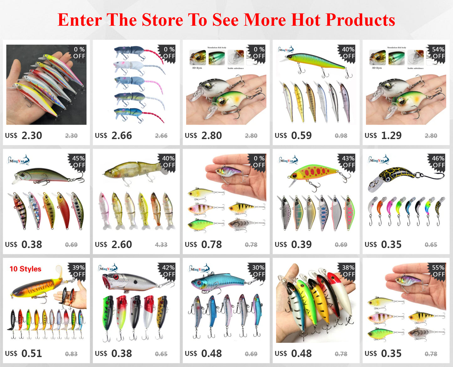 1pcs Fishing Lures 7cm 19g VIB Bait Artificial Make 5 Colors Available Bass Crankbait Wobblers Fishing Tackle Pesca.