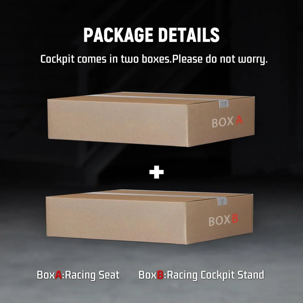 Popular - G29 Adjustable Gaming Sim Cockpit W/Red Seat Fits for Logitech G920 G923,Thrustmaster T300 Racing Steering Wheel Stand