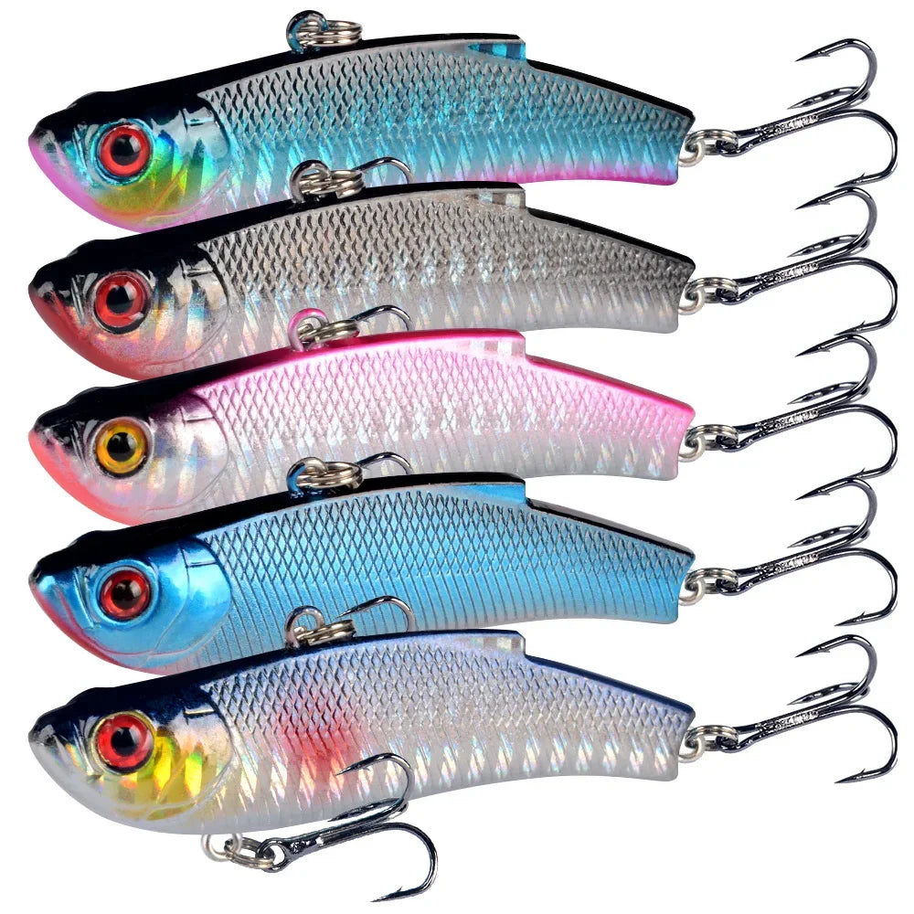 1pcs Fishing Lures 7cm 19g VIB Bait Artificial Make 5 Colors Available Bass Crankbait Wobblers Fishing Tackle Pesca.