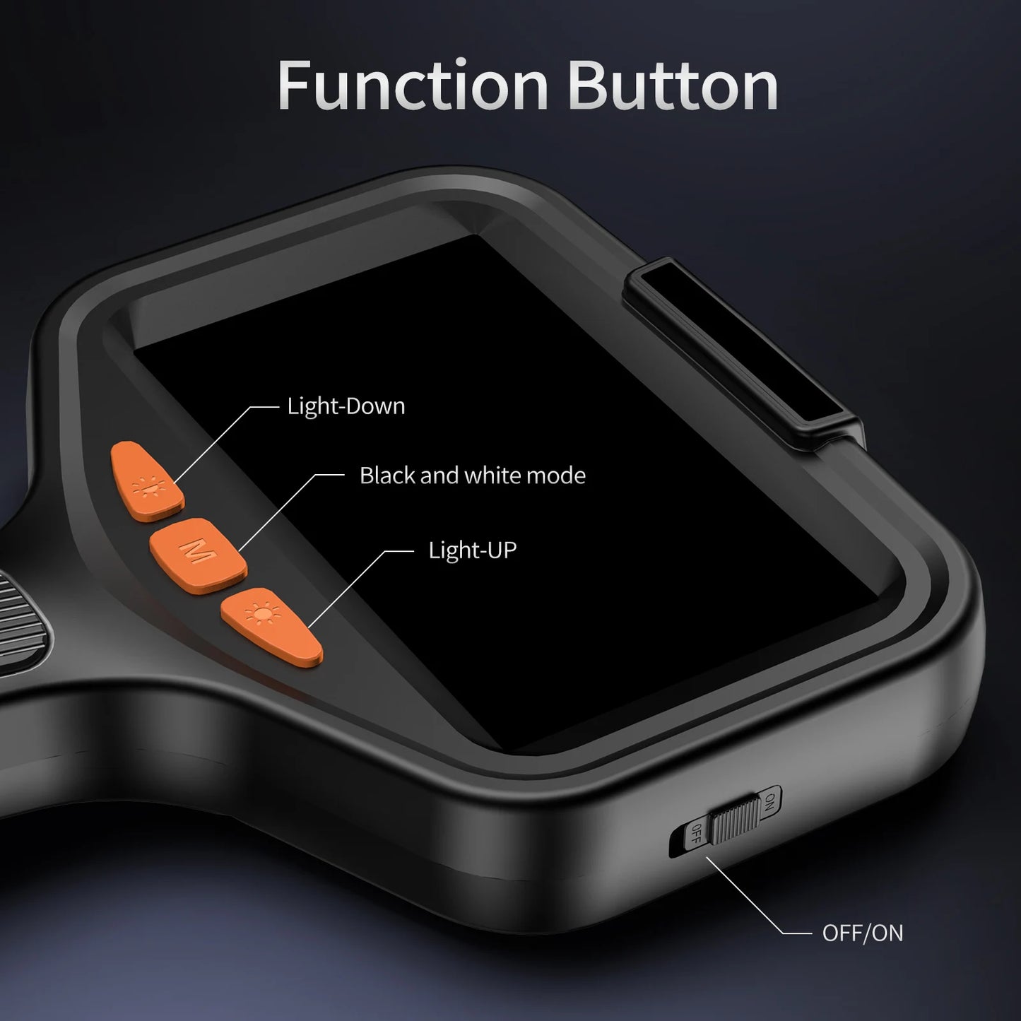 4.3'' LCD Screen HD Digital Handheld Borescope IP67 1080P Waterproof Snake Camera Sewer Inspection Camera with 8 LED Lights