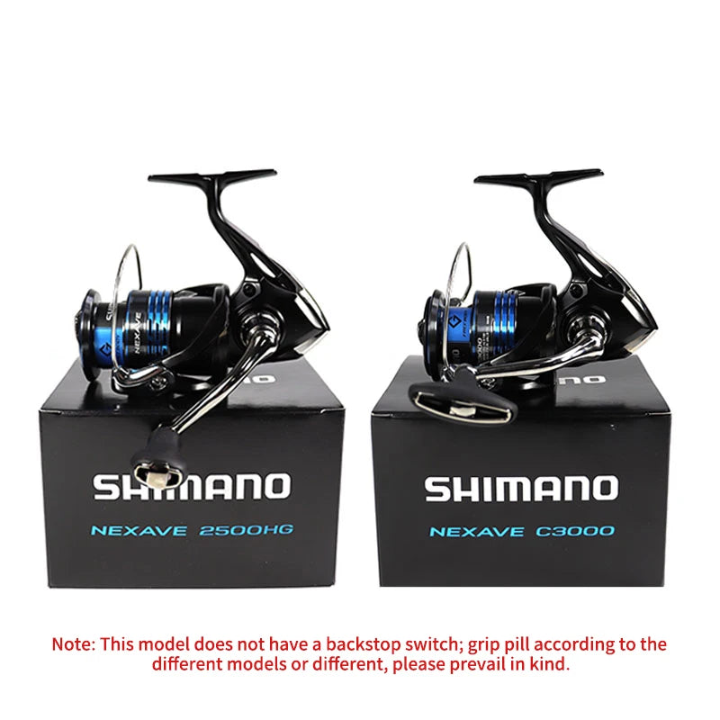 18 21NEXAVE  Spinning Fishing Reels High-Low Speed Ratio 1000-C5000HG AR-C Spool Free Body Metal FakeBait for Streaming