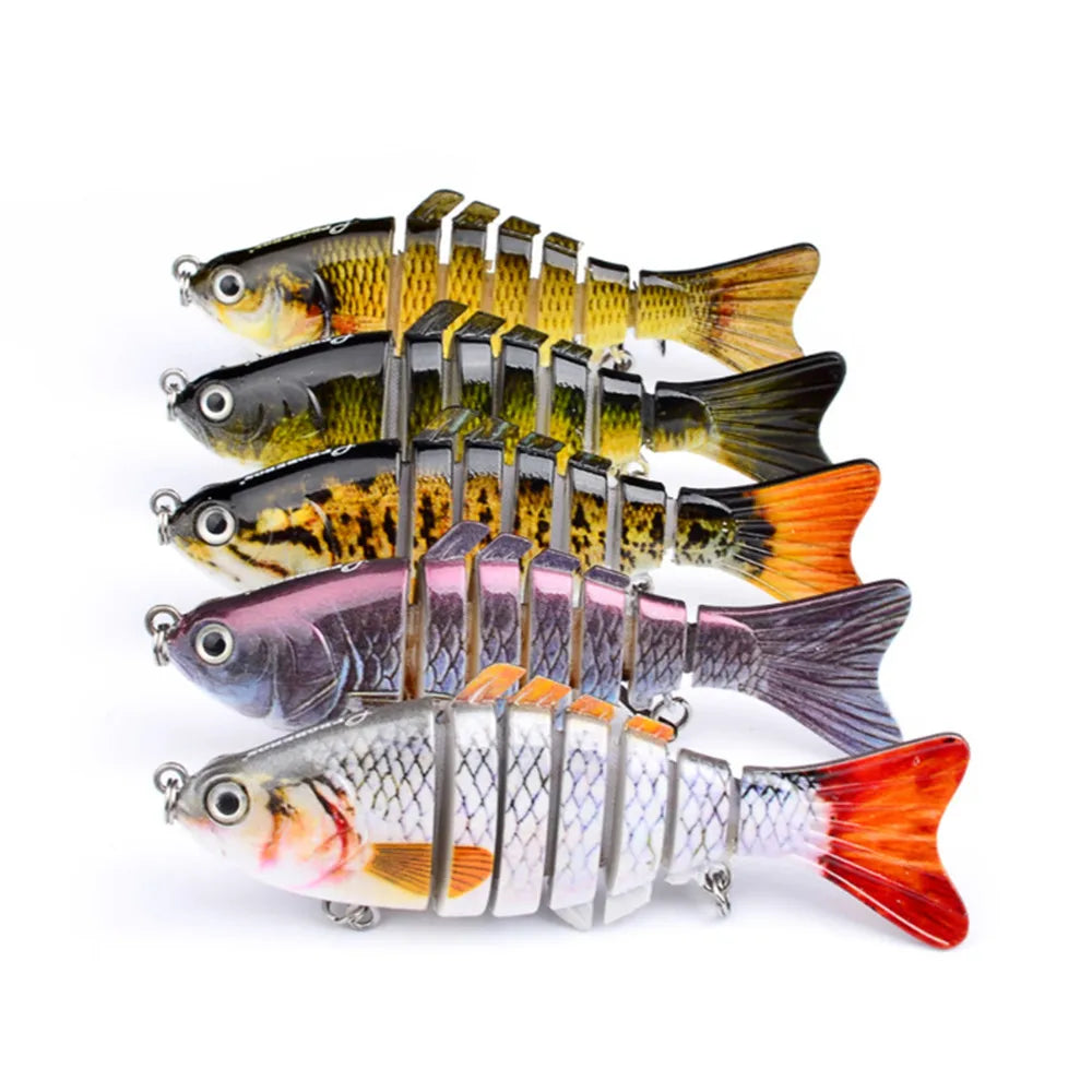 Ultimate Multi-Jointed Swimbait - Lifelike Sinking Lure, Targets Wide Range of Fish for Fresh & Saltwater Angling