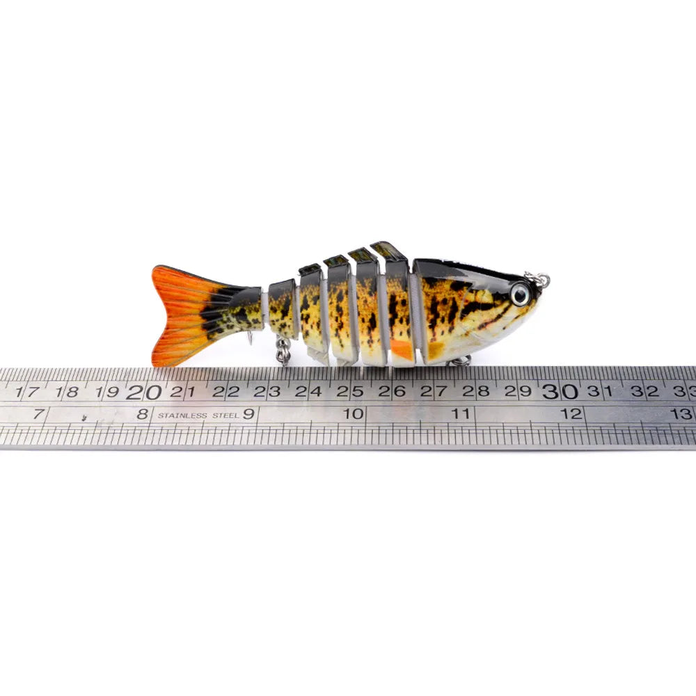 Ultimate Multi-Jointed Swimbait - Lifelike Sinking Lure, Targets Wide Range of Fish for Fresh & Saltwater Angling