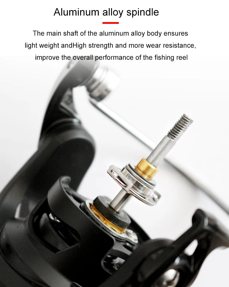 10+1BB Sea Saltwater Spinning Fishing Reels Long Casting Reel for River Lake Stream