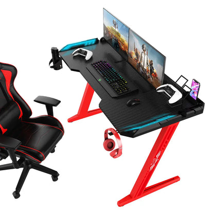 Wholesale High Quality Modern Home Furniture Led Rgb Pc Computer Desk Gaming Tables