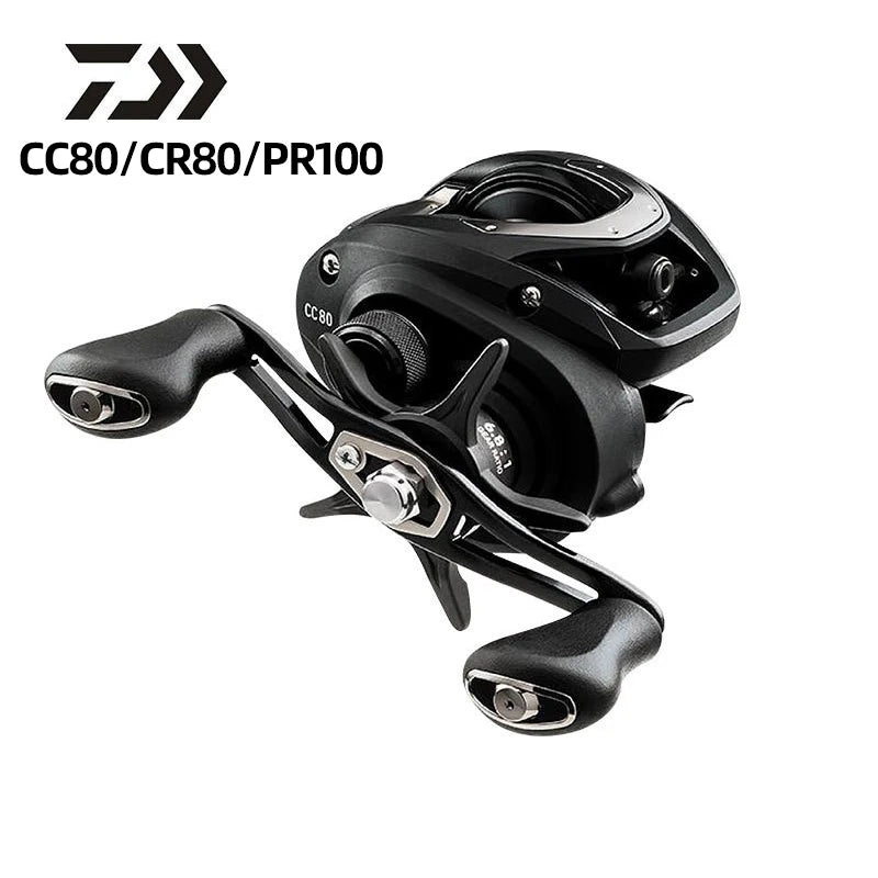 CC80 4+1BB Max Drag 7kg Gear Ratio 6.8/7.5 Metal Light Spool  One-way Clutch Magnetic Brake Baitcast Baitcasting Fishing Reels
