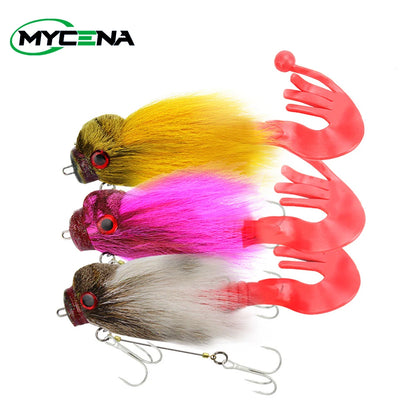 22cm/85g Multi Jointed Swimbait Hard Artificial Bait Mouse Fishing Lure Soft Artificial Fishing Bait for Pike Bass Fishing