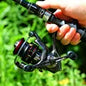 ORJD 2000 3000 3500 Spinning Reel Double Grip Shallow Spool Carp Fishing Reels Jig Carp Reels Molinete