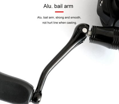 10+1BB Sea Saltwater Spinning Fishing Reels Long Casting Reel for River Lake Stream