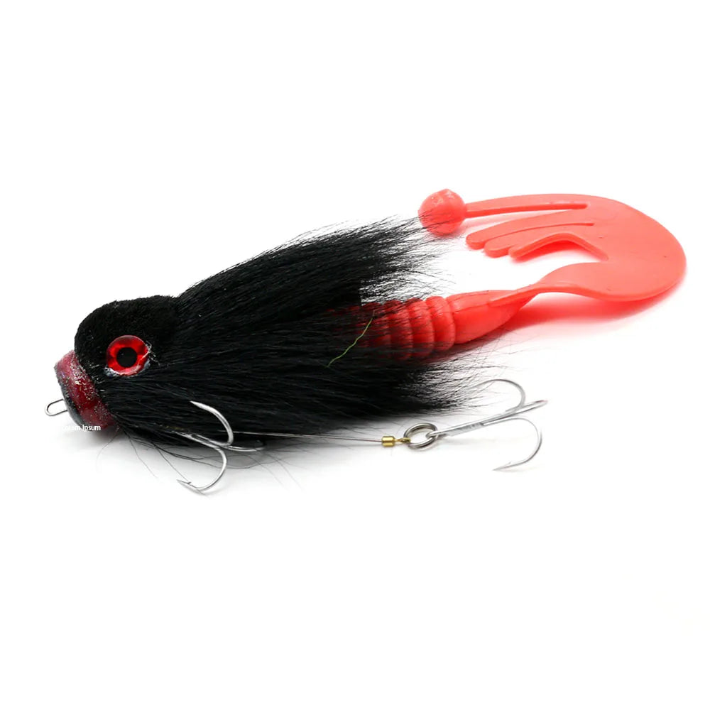22cm/85g Multi Jointed Swimbait Hard Artificial Bait Mouse Fishing Lure Soft Artificial Fishing Bait for Pike Bass Fishing