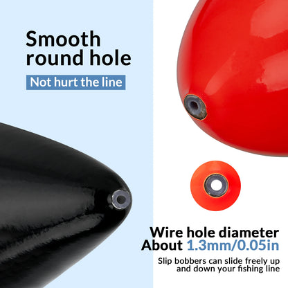 1 piece Fishing Floats Slip Bobber 3in 4in 5in Balsa Wood Fishing Float Buoys Freshwater Floating Bobbers Fishing Tackle