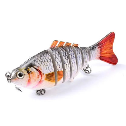 Ultimate Multi-Jointed Swimbait - Lifelike Sinking Lure, Targets Wide Range of Fish for Fresh & Saltwater Angling