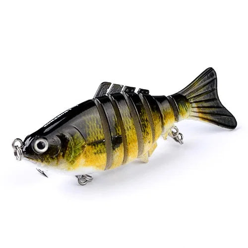Ultimate Multi-Jointed Swimbait - Lifelike Sinking Lure, Targets Wide Range of Fish for Fresh & Saltwater Angling