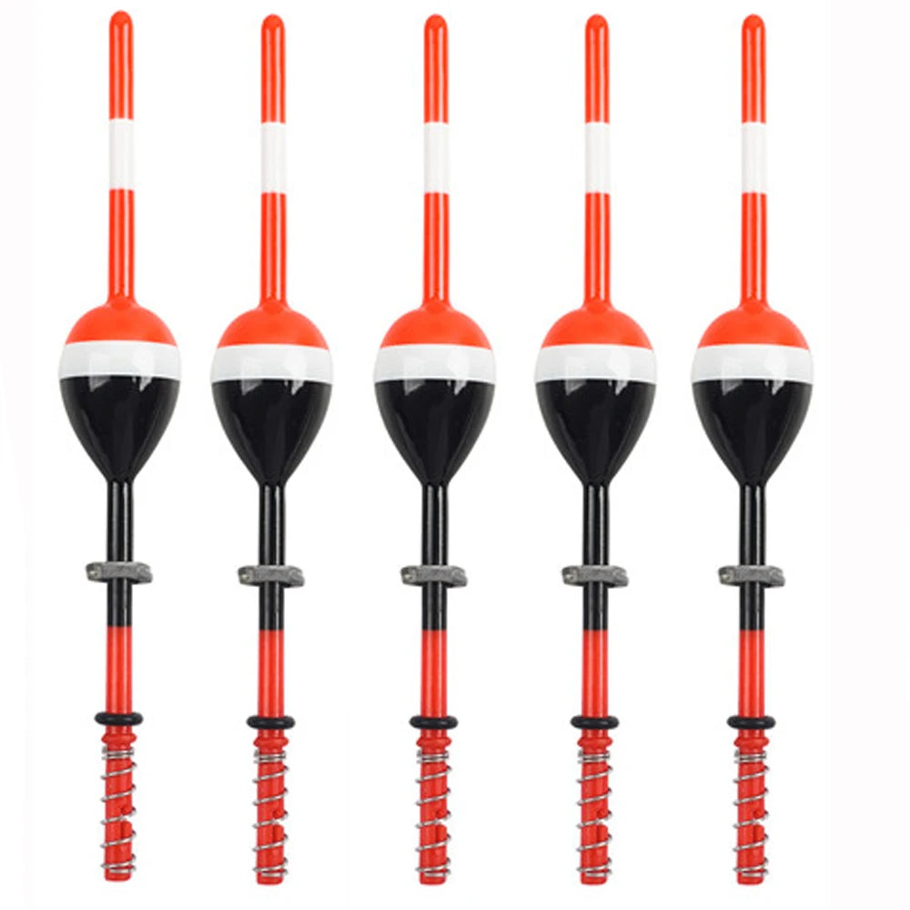 5Pcs Balsa Fishing Floats Bobbers Slip bobbers Rig for Crappie Panfish Spring Fishing floating Buoys Fixed bobber fishing tackle