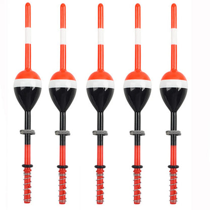5Pcs Balsa Fishing Floats Bobbers Slip bobbers Rig for Crappie Panfish Spring Fishing floating Buoys Fixed bobber fishing tackle