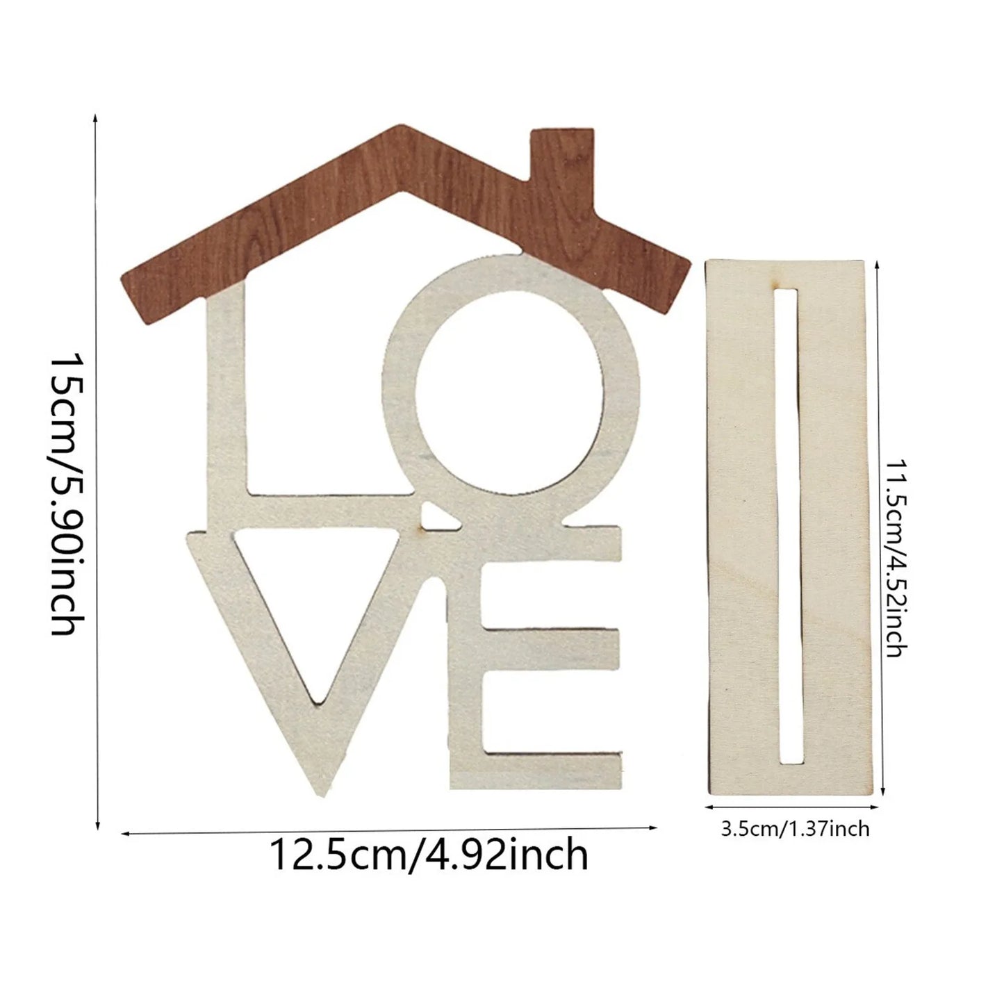 Words Signs For Home Decor Table Wooden Ornament Letter Signs Housewarming Gift Wedding Cabinet Bedroom Shelf Party Decor