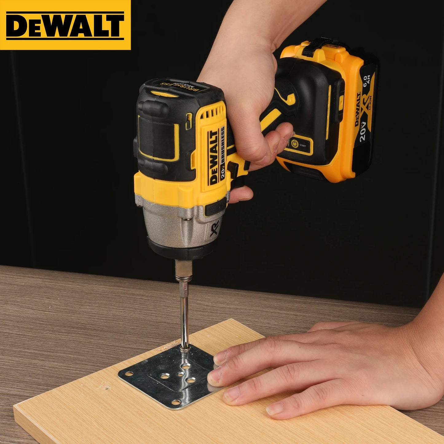 Dewalt DCF880 20V Max XR Brushless Cordless Impact Wrench - 205N·m Torque, Multifunctional Portable Tool