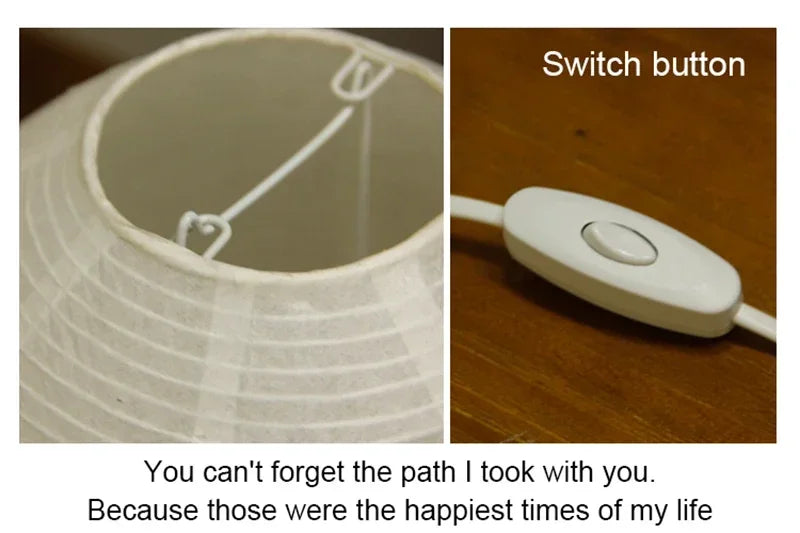 Japanese Lantern Led Table Lamp Living Room Bedroom Bedside Rice Paper Lights Study Homestay Art Creative Decor Table Lights