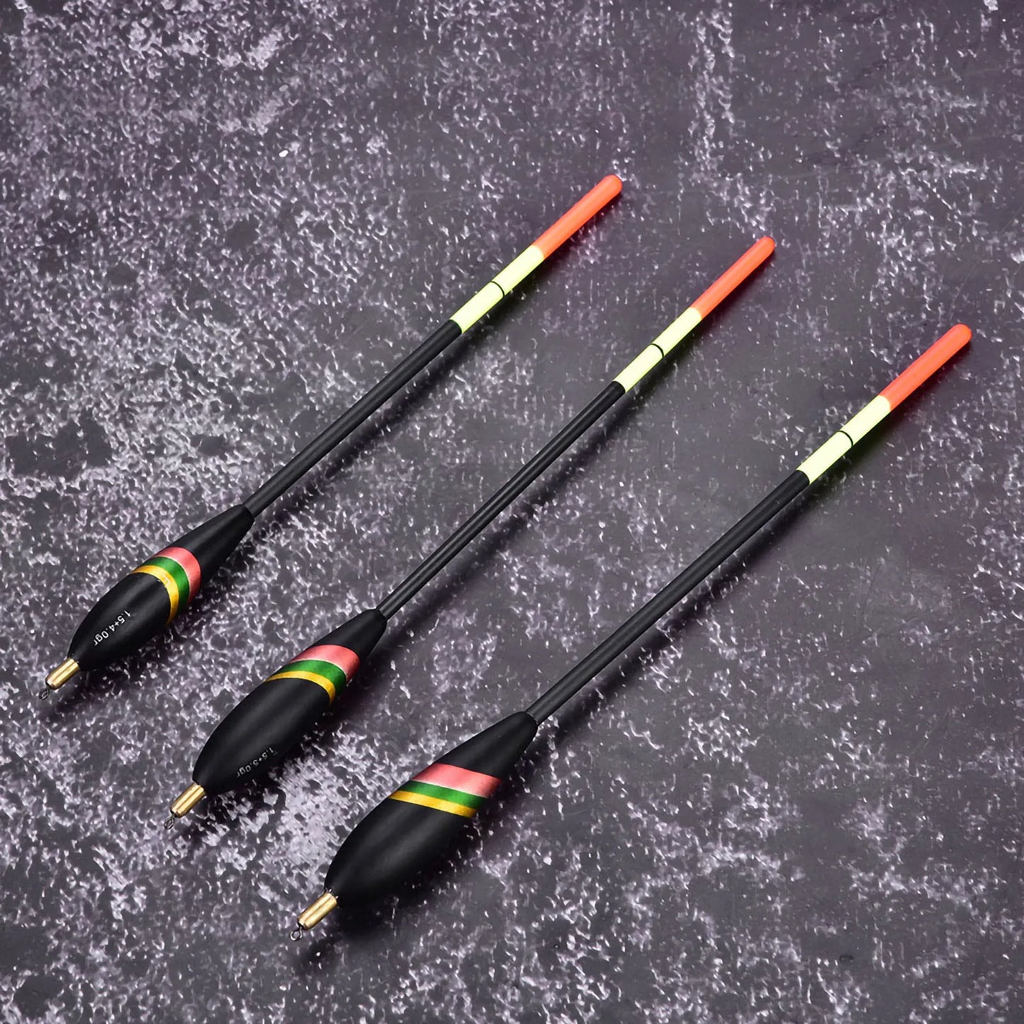 1.5+6g 1.5+5g 1.5+4g  Wooden Fishing Floats Set Bobbers Tackle Accessory Fishing  Bobber Fishing Accessory