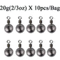 10pcs/Lot Fishing Weights Sinkers 3.5g 5g 7g 10g 14g 20g Fishing Sinker Carp Fishing Tackle Accessories