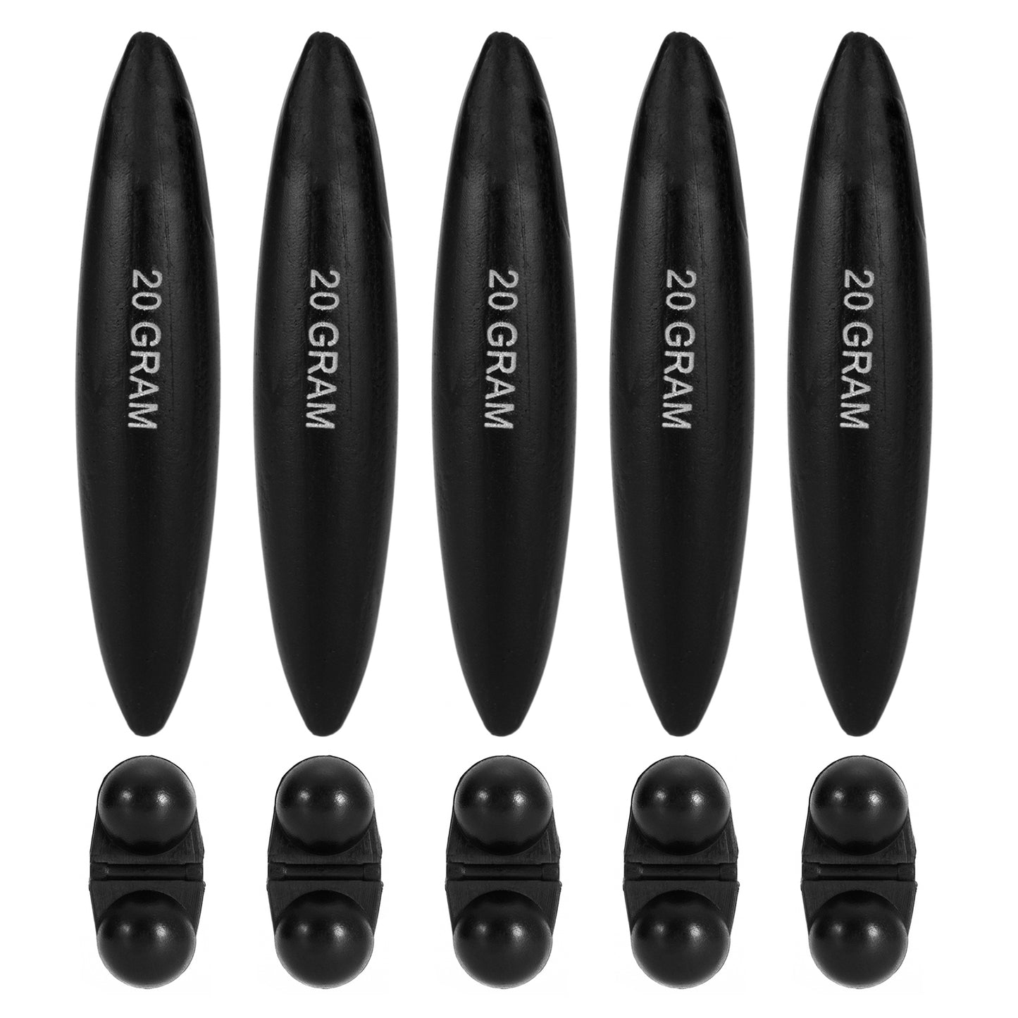 5PCS 20g/30g EVA Inline Float with Bell Fishing Buoyancy Floats Weight Bead Catfish Float Accessories fishing bobbers floats