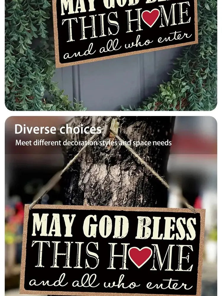 Decorative Hanging Door Signs Home Decor Hanging Wooden Hanging Signs Square Wooden Hanging Signs Living Room Bedroom Door Signs