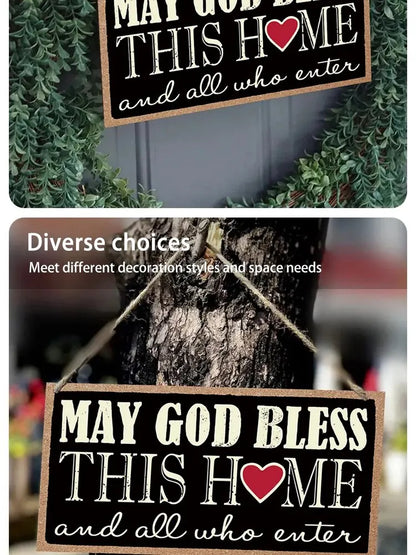 Decorative Hanging Door Signs Home Decor Hanging Wooden Hanging Signs Square Wooden Hanging Signs Living Room Bedroom Door Signs