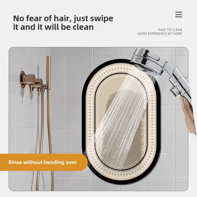 Bathroom floor mat three sets of absorbent, non-slip, dirty and easy to clean made of diatom mud