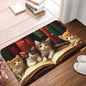 Kitten Cute Cat Kitchen Doormat Floor Mat Rug Carpet for Entryway Kitchen Anti-slip  Home Decor Accessory Halloween Gift