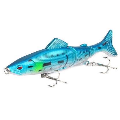 1Pc Swimbit Fishing Lure 3 Sections Joint Bait 130mm 18g Simulated Hard Fishing Bait Artificial Wobbler Bass Fishing Tackle