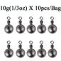 10pcs/Lot Fishing Weights Sinkers 3.5g 5g 7g 10g 14g 20g Fishing Sinker Carp Fishing Tackle Accessories