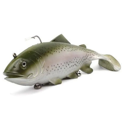 Artificial Wobblers Bait 20/30cm Big Size Sea Fishing Lure Soft Simulate Swimbait Crank Bait for Deep Sea Fish Pike Pesca Tackle