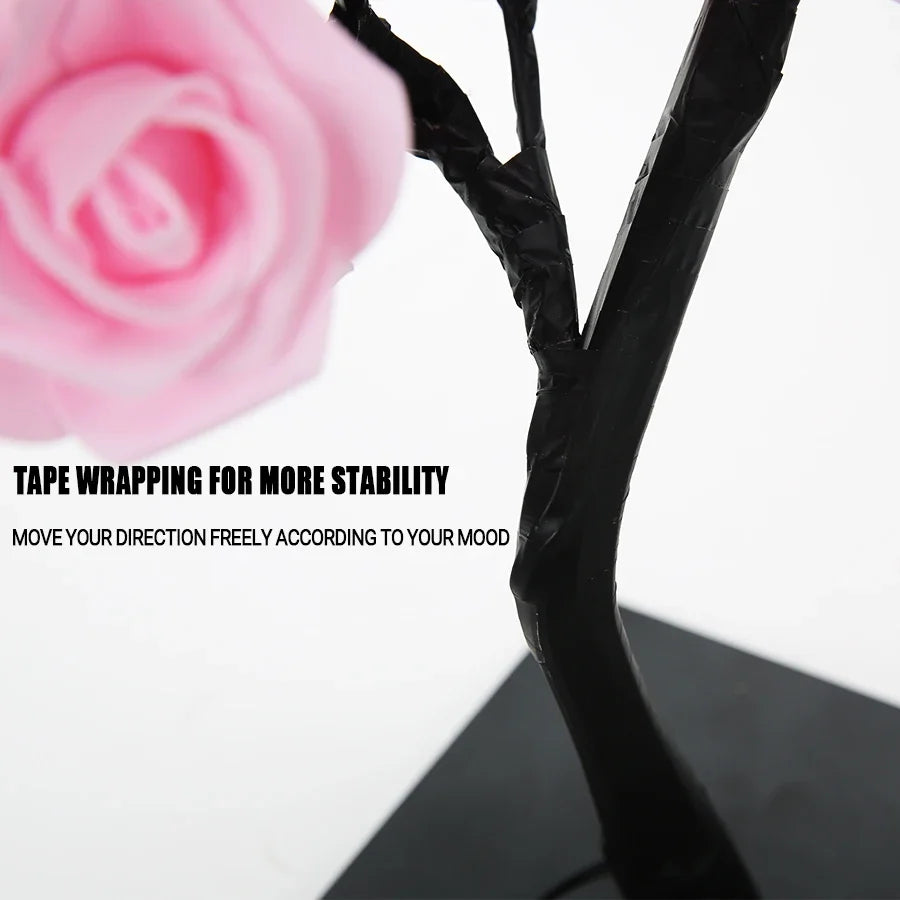 LED Table Lamp Rose Flower Tree USB Night Lights Home Decoration LED Table Lights Parties Xmas Christmas Wedding Bedroom Decor