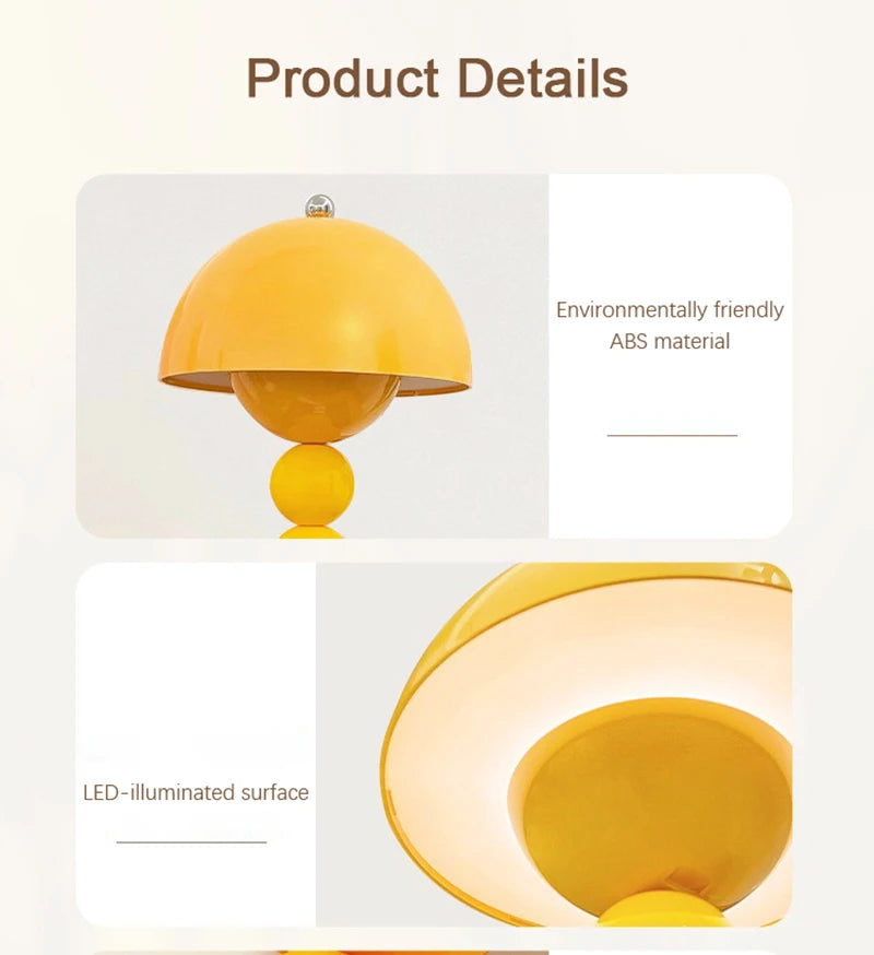 LED Table Lamp Interior Dimmable For Fixture Living Table Bedroom Bedside Room Home Decoration Night Nordic Lamps Desk Light