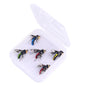 1pcs/5pcs/10pcs Sinking Wet Fly Fishing Lures Artificial Insects Hook Mosquito Micro Fly Flies Bait Bass Trout Lures Tackle