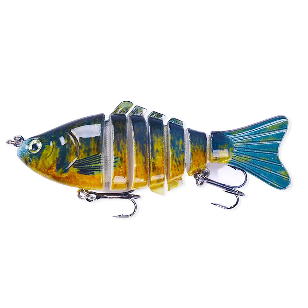 10cm 15g 7-segement Swimbait Pike Wobblers Crankbait Fishing Lure Multi Jointed Hard Bait Musky Sinking Isca Artificia