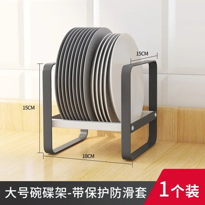 Kitchen Organizer Cabinet Plates Dishes Drying Rack Holder Drainer Goods for The Kitechen Storage Accessories