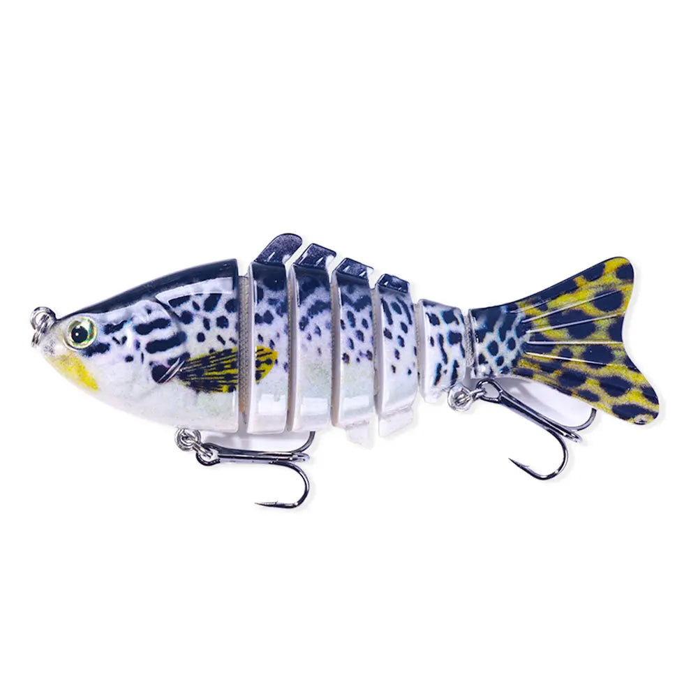 10cm 15g 7-segement Swimbait Pike Wobblers Crankbait Fishing Lure Multi Jointed Hard Bait Musky Sinking Isca Artificia