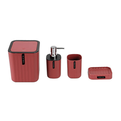 Bathroom Accessories Sets, Toothbrush Holder, Lotion/Soap Dispenser, Cup, Soap Dish, Classic Contemporary Modern Decorative