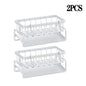 Kitchen Shelf Rag Storage Drainage Shelf No-Punch Storage Rack Home Spice Rack Sink Tap Sink Drainage Rack Kitchen Accessories
