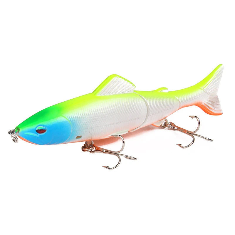 1Pc Swimbit Fishing Lure 3 Sections Joint Bait 130mm 18g Simulated Hard Fishing Bait Artificial Wobbler Bass Fishing Tackle
