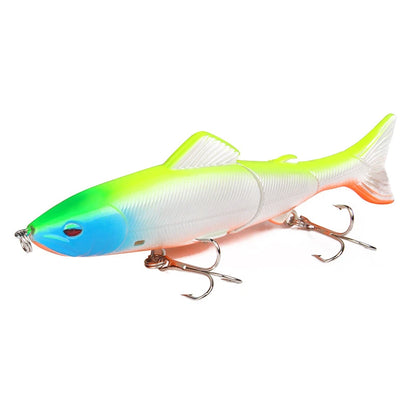 1Pc Swimbit Fishing Lure 3 Sections Joint Bait 130mm 18g Simulated Hard Fishing Bait Artificial Wobbler Bass Fishing Tackle