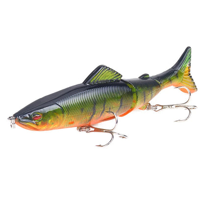 1Pc Swimbit Fishing Lure 3 Sections Joint Bait 130mm 18g Simulated Hard Fishing Bait Artificial Wobbler Bass Fishing Tackle