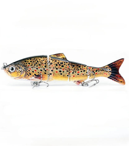 25cm/9.84inch Big Fishing Lure 4 Segment Sinking Swimbait 135g Crankbait Hard Bait Slow Game Artificial Huge