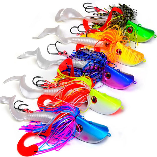 Jigging Head Bait 20g-100g Artificial Pike Fish Bait Bass Baits Blackfish Fishing Lure Wobbler Bladed Skirted Swim Saltwater Jig
