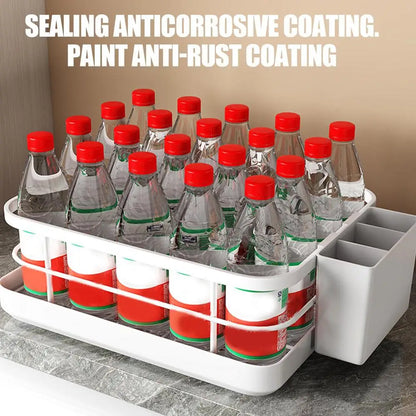 Kitchen Drying Rack Kitchen Dish Storage Rack Countertop Drain Rack  With Utensil Holder Drying Dish Rack Kitchen Supplies