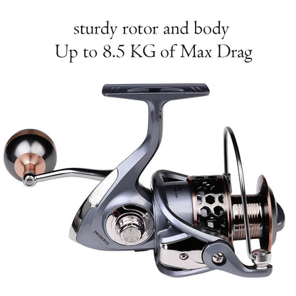 DR Full Metal Line Cup Fishing Reel LUYA SPINNING WHEELS SEA ROD REELS Front Unloading Spinning Wheel 3BB 5-10kg Pulling Power