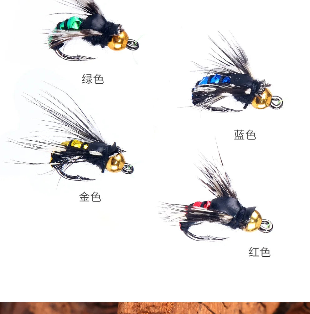 1pcs/5pcs/10pcs Sinking Wet Fly Fishing Lures Artificial Insects Hook Mosquito Micro Fly Flies Bait Bass Trout Lures Tackle