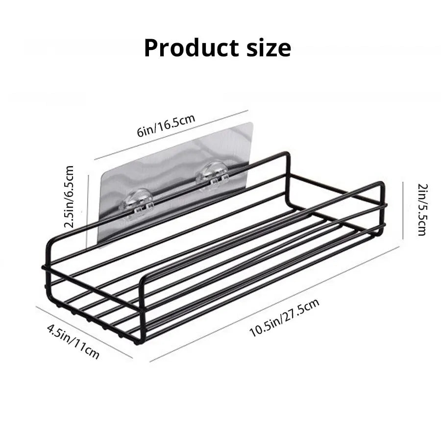 Bathroom Metal Shelves No-Drill Bathroom Organizer Cleaning Supplies Organizer Kitchen Supplies Storage Bathroom Accessories