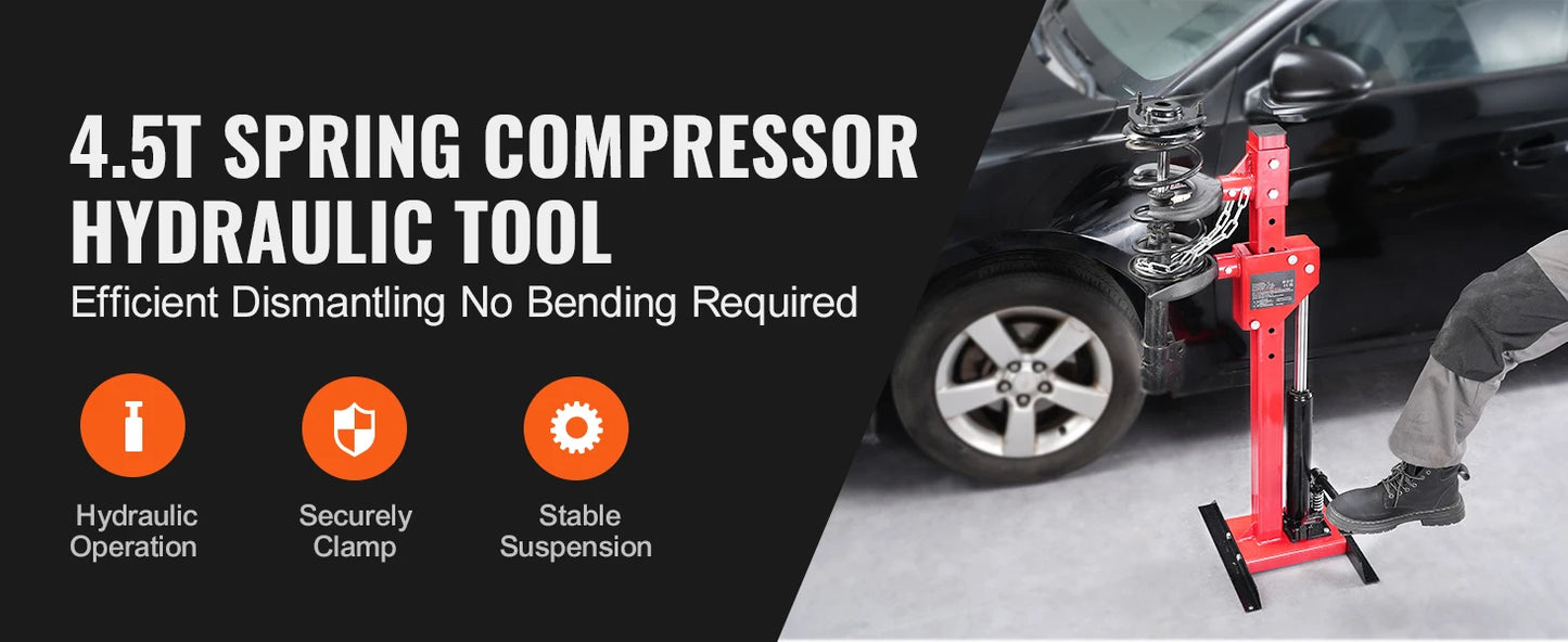 SucceBuy Strut Spring Compressor 4.5 Ton/9920 LBS Hydraulic Jack 1 Ton Rated Compression Force Auto Strut Coil Spring Compressor